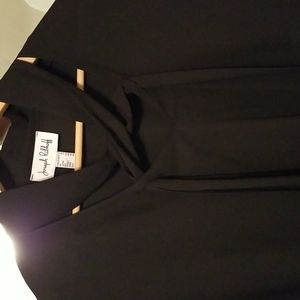 JOSEPH RIBKOFF sheer black top